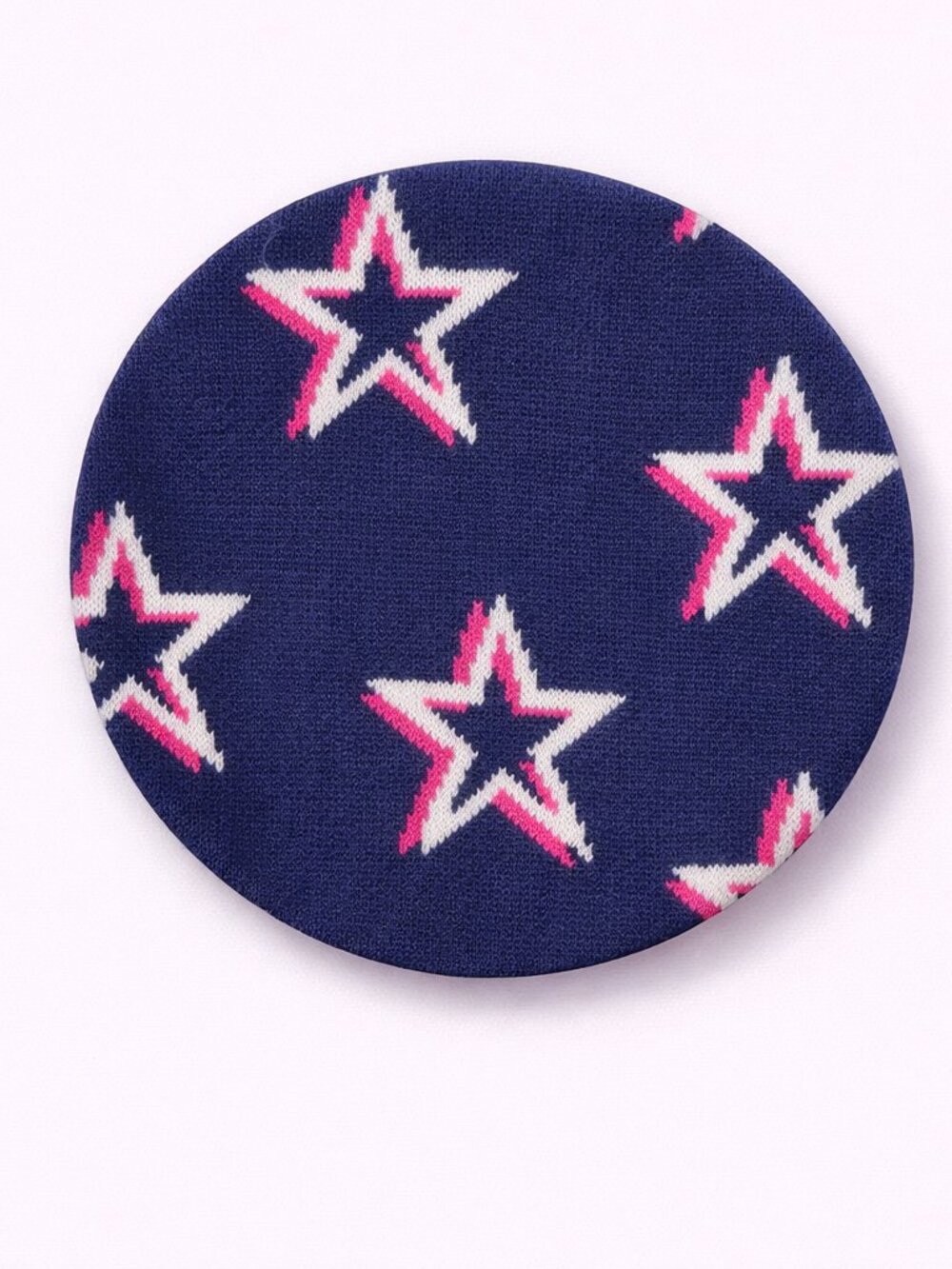 GAP Navy Blue Star Print Knit Pullover Sweater Size Medium - Picture 3 of 5